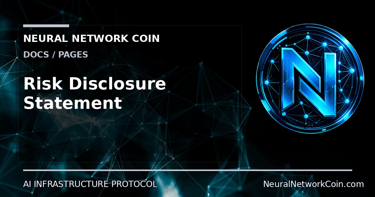 Risk Disclosure Statement